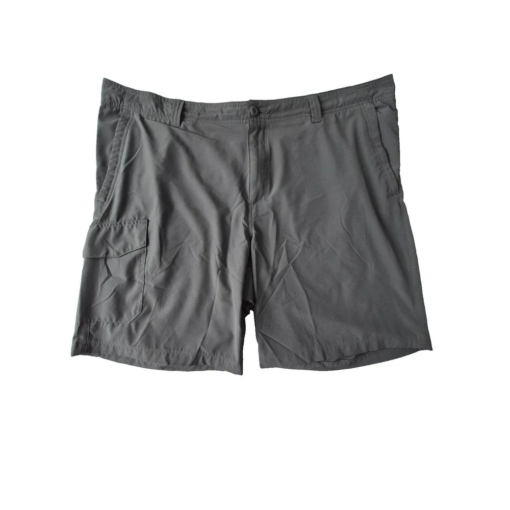 Columbia Sportswear Mens Cargo Shorts Gray 42W Outdoor Hiking Fishing Utility